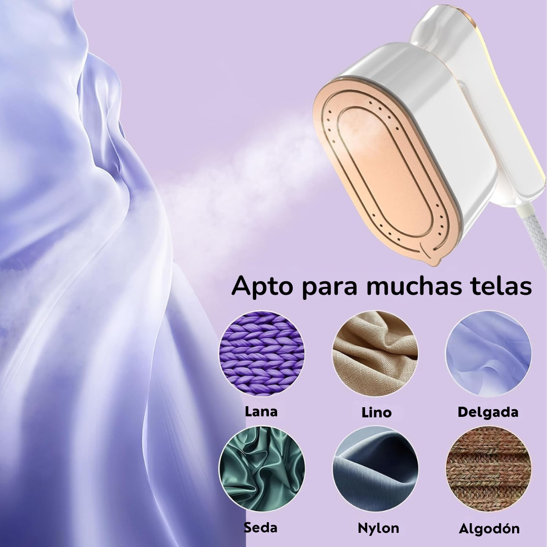 Mini Plancha a Vapor Pro™ Ropa sin arrugas en minutos, estés donde estés.
